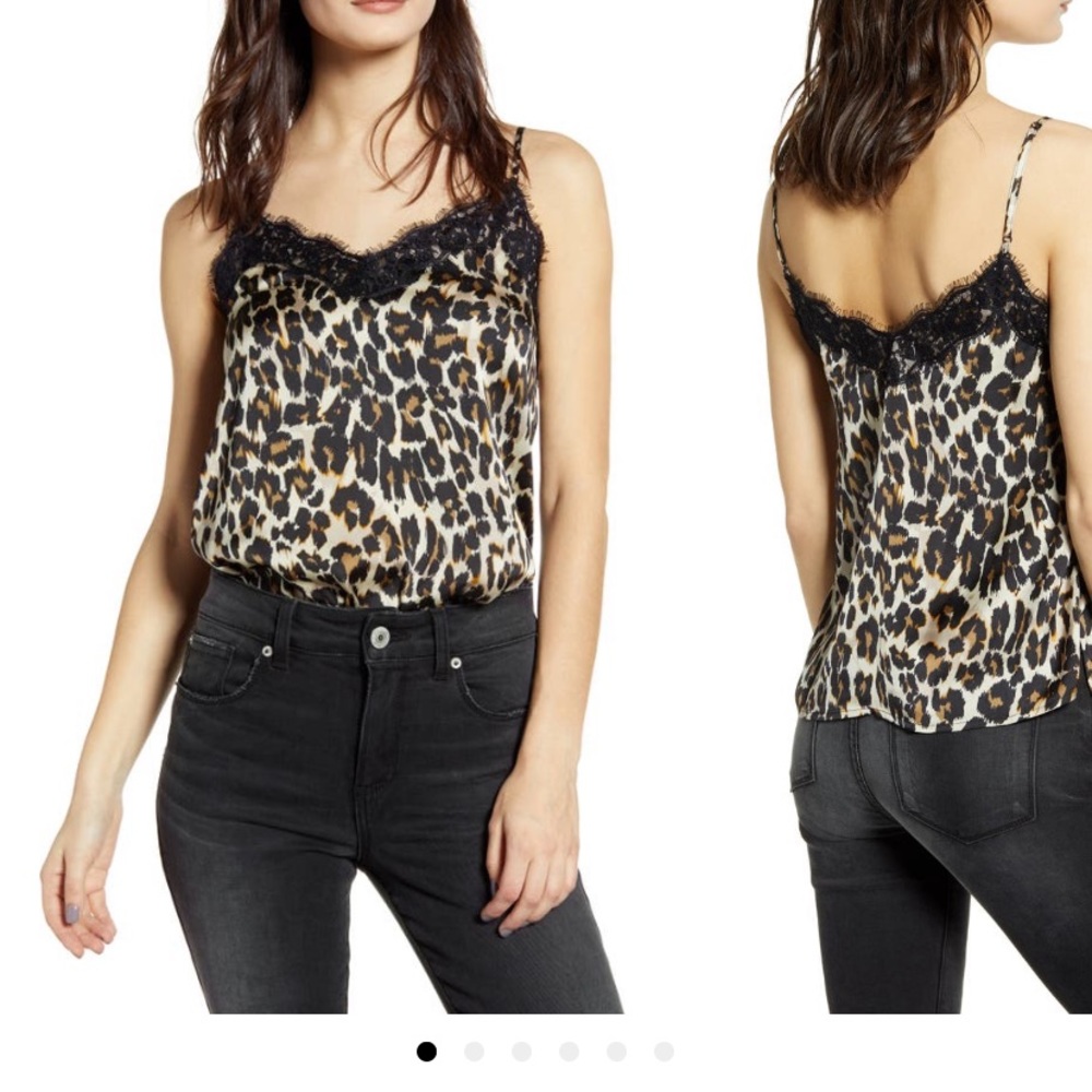 BP Leopard Lace Cami
